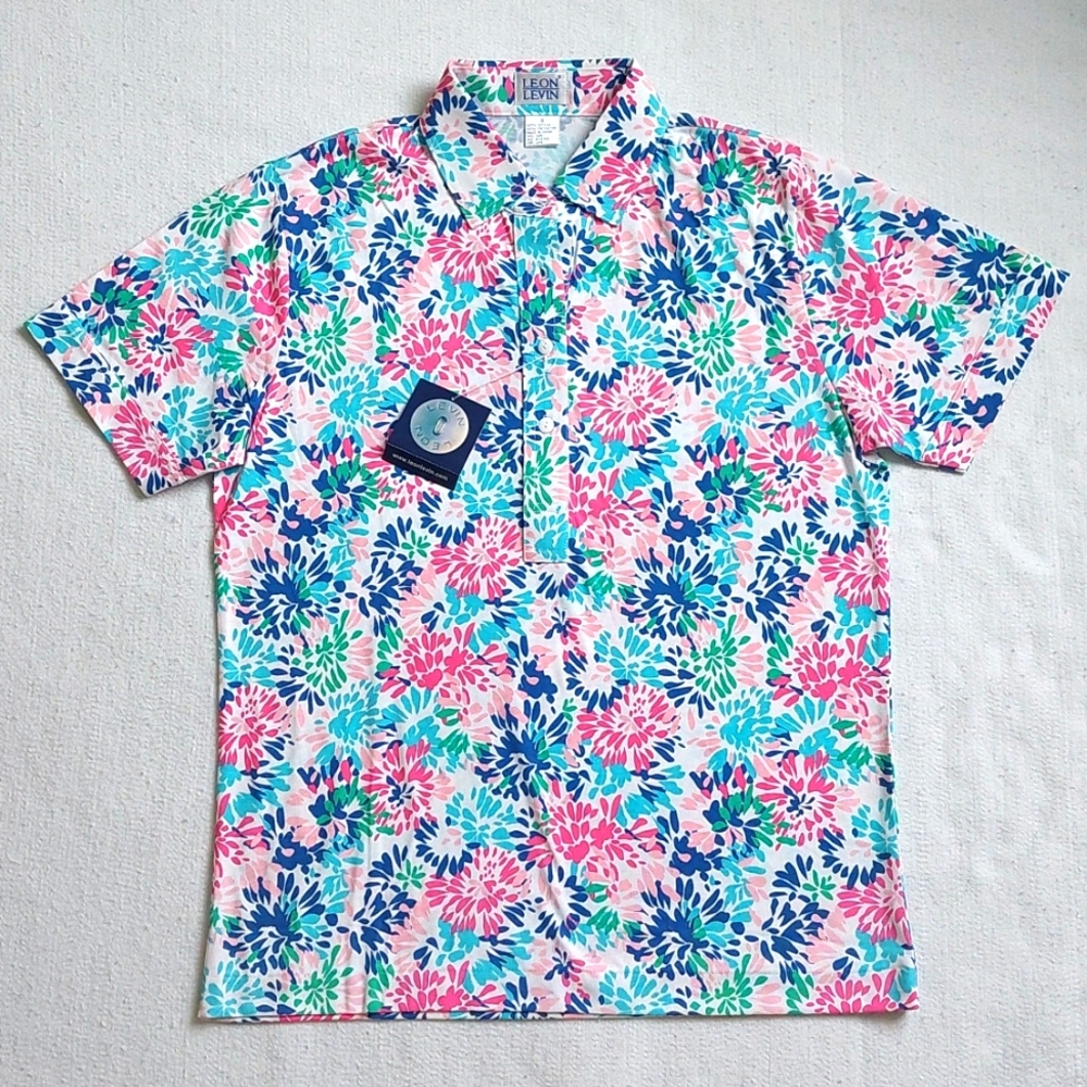 Leon Levin polo shirt NWT